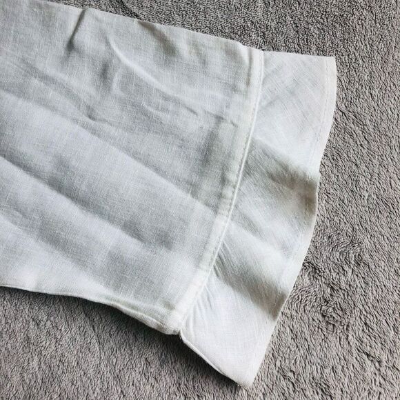 Tin Lizzie Ruffle Collar 3/4 Sleeve Button down Blouse - Picture 9 of 16